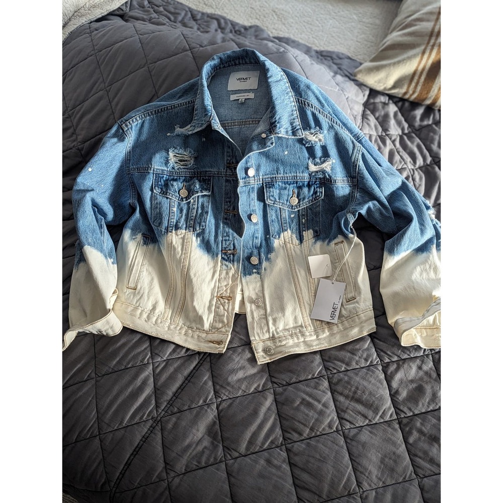 NWT Vervet Los Angeles Jean Jacket size S Oversized fit